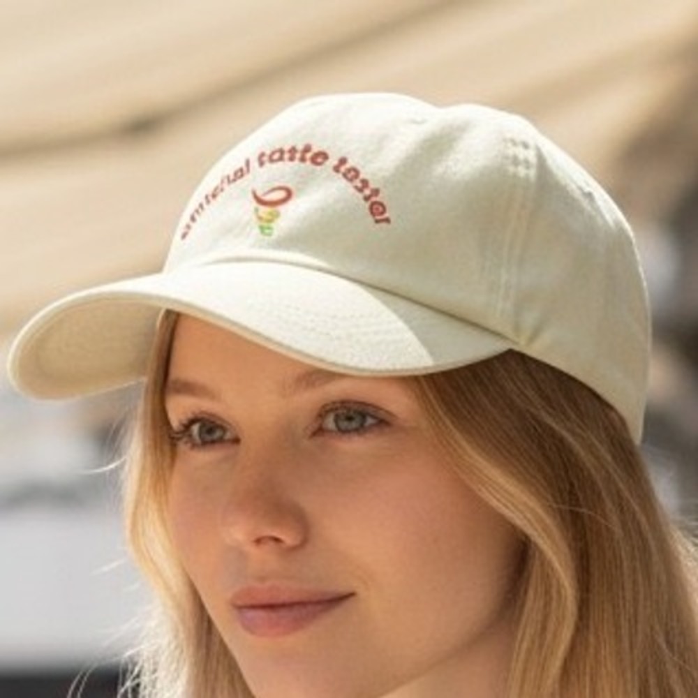 Jamba Juice Hat Unisex OS Cream Excellent Official Taste Tester Promo Snapback